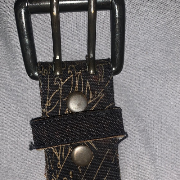 Y2K VINTAGE- Ed Hardy Genuine Leather Black and Tan Belt For Men - Picture 10 of 10